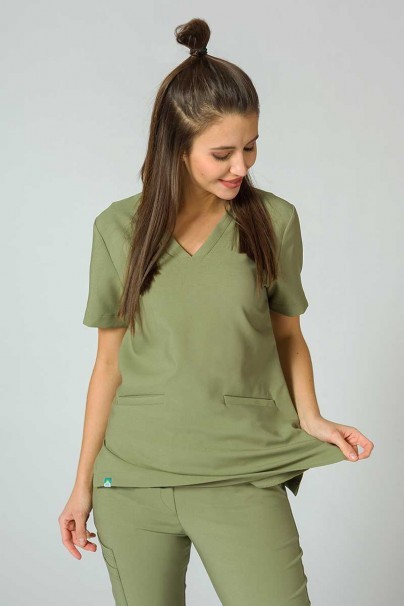 Lékařská souprava Sunrise Uniforms Premium (halena Joy, kalhoty Chill) olivková-4
