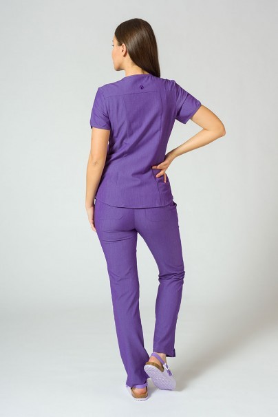 Lékařská souprava Adar Uniforms Yoga fialová (s halenou Modern - elastic)-2
