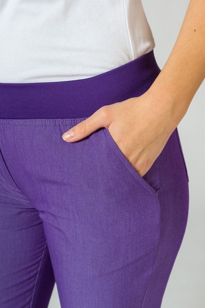 Lékařská souprava Adar Uniforms Yoga fialová (s halenou Modern - elastic)-11