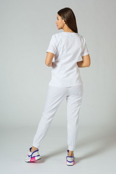 Lékařská souprava Sunrise Uniforms Basic Jogger bílá (s kalhotami Easy)-2