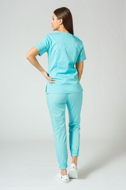 Lékařská souprava Sunrise Uniforms Basic Jogger aqua (s kalhotami Easy)-2
