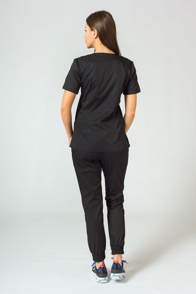 Lékařská souprava Sunrise Uniforms Basic Jogger černá (s nohavicami Easy)-2
