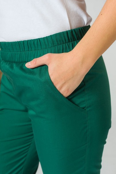 Lékařská souprava Sunrise Uniforms Basic Jogger tmavě zelená (s kalhotami Easy)-6