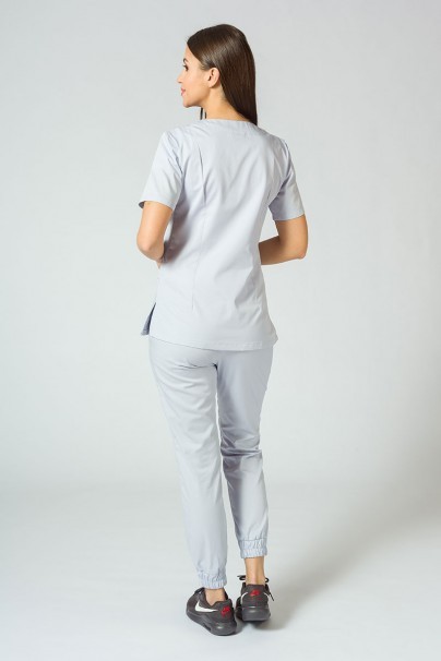 Lékařská souprava Sunrise Uniforms Basic Jogger světle šedá (s kalhotami Easy)-2