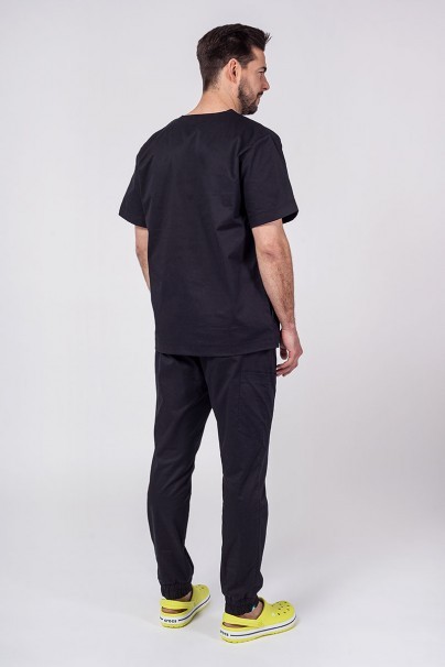 Pánská lékařská souprava Sunrise Uniforms Active (bluza Flex, spodnie Flow) černá-1