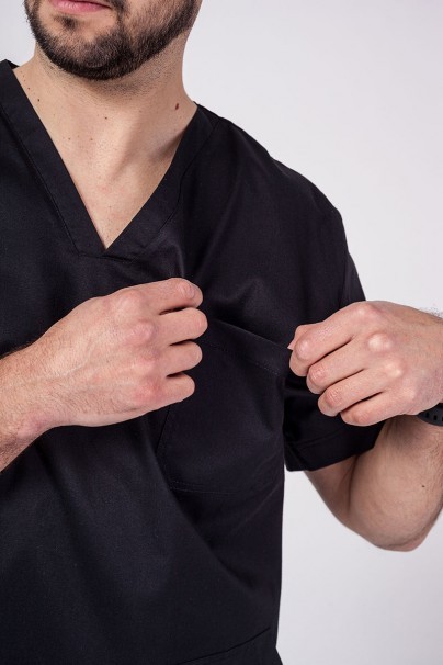 Pánská lékařská souprava Sunrise Uniforms Active (bluza Flex, spodnie Flow) černá-4