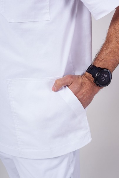 Pánská lékařská souprava Sunrise Uniforms Active (halena Flex, kalhoty Flow) bílá-6