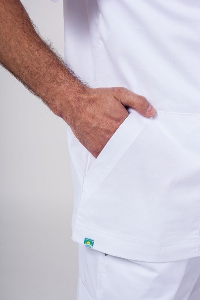 Pánská lékařská souprava Sunrise Uniforms Active (halena Flex, kalhoty Flow) bílá-5