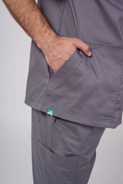 Pánská lékařská souprava Sunrise Uniforms Active (bluza Flex, spodnie Flow) šedá-5