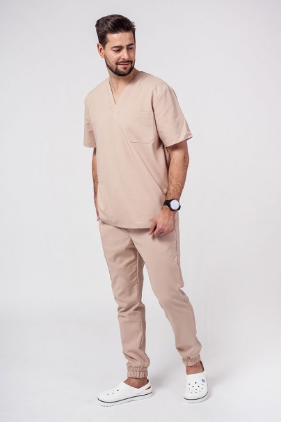 Pánské kalhoty Sunrise Uniforms Premium Select béžové-4
