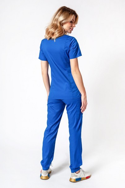 Dámské lékařské kalhoty Maevn Matrix Contrast semi-jogger královsky modré-7