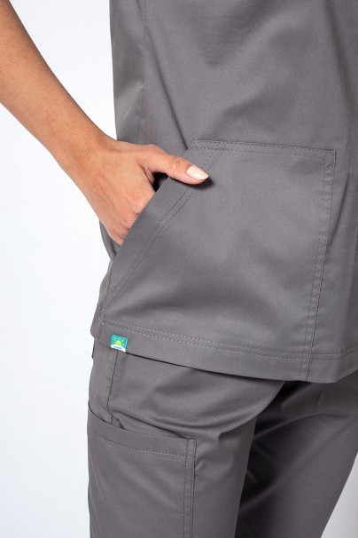 Dámska lékařská souprava Sunrise Uniforms Active III (halena Bloom, kalhoty Air) šedá-5