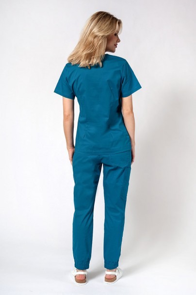 Dámska lékařská souprava Sunrise Uniforms Active III (halena Bloom, kalhoty Air) karaibsky modrá-2