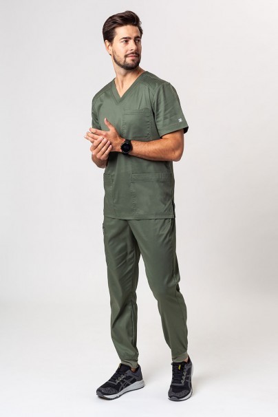 Lékařské kalhoty Maevn Matrix Men jogger olivkové-2