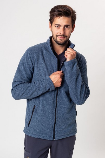 Pánská fleecová mikina Malfini Shift (GRS standard) denim tmavě modrá-2