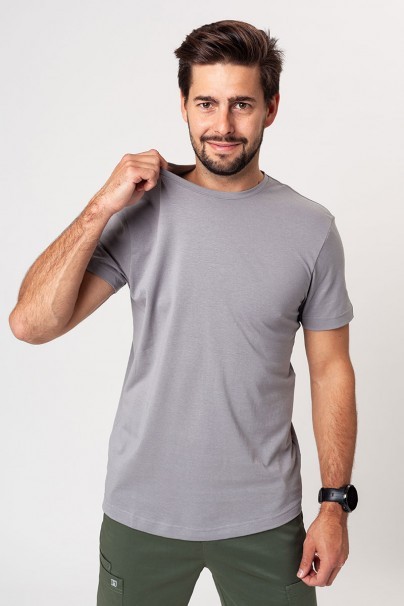 Pánské tričko Malfini Origin (standard GOTS - organická bavlna) šedá-3