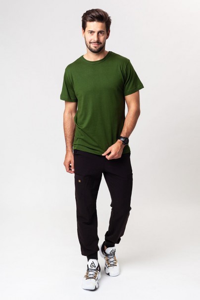 Pánské tričko Malfini Resist (teplota praní 60°-95°) tmavě zelené-2