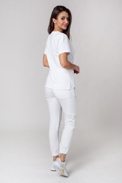 Dámské lékařské kalhoty Sunrise Uniforms Premium Chill jogger bílé-7