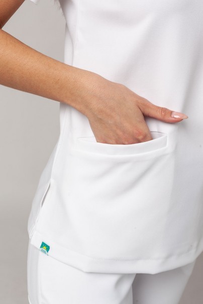 Lékařská souprava Sunrise Uniforms Premium (halena Joy, kalhoty Chill) bílá-5
