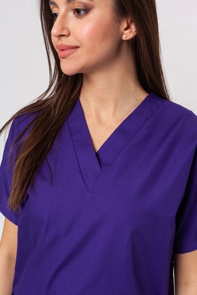 Lékařská dámská souprava Cherokee Originals (halena V-neck, kalhoty N.Rise) fialová-4
