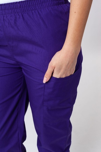 Lékařská dámská souprava Cherokee Originals (halena V-neck, kalhoty N.Rise) fialová-11