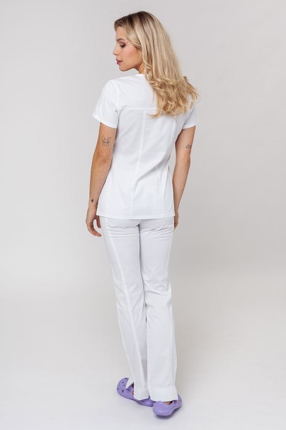 Lékařské dámské kalhoty Cherokee Core Stretch Mid Rise bílé-7