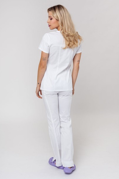Dámské lékařské kalhoty Cherokee Core Stretch Mid Rise bílé-7