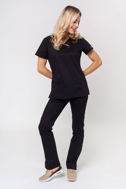 Dámské lékařské kalhoty Cherokee Core Stretch Mid Rise černé-5
