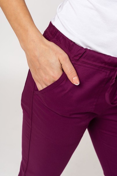 Lékařská dámská souprava Cherokee Core Stretch (halena Core, kalhoty Mid Rise) třešňová-10