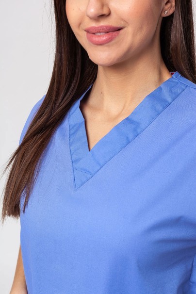 Lékařská dámská souprava Dickies EDS Signature Modern (halena V-neck, kalhoty Pull-on) klasicky modrá-4