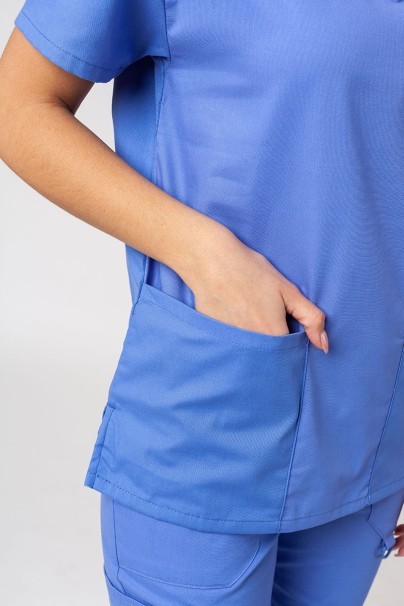 Lékařská dámská souprava Dickies EDS Signature Modern (halena V-neck, kalhoty Pull-on) klasicky modrá-6