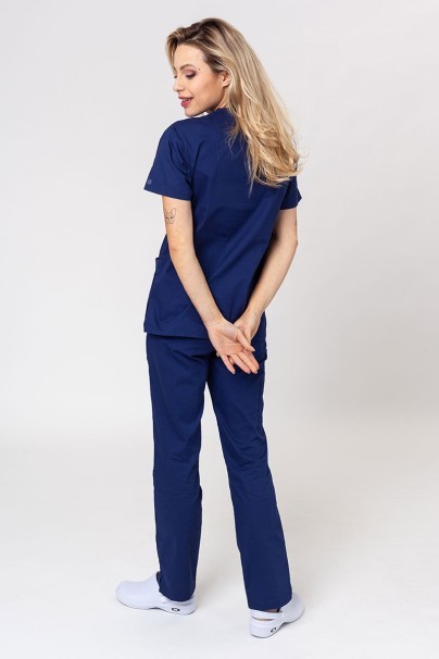Lékařská dámská souprava Dickies EDS Signature Modern (halena V-neck, kalhoty Pull-on) námořnická modř-1
