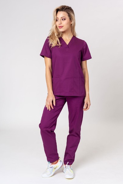 Univerzální lékařské kalhoty Sunrise Uniforms Basic Regular jasně lilkové-6