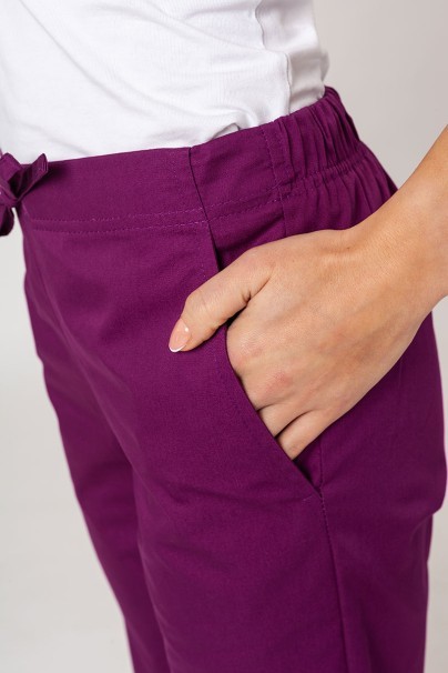 Univerzální lékařské kalhoty Sunrise Uniforms Basic Regular jasně lilkové-3