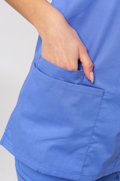 Lékařská dámská souprava Dickies EDS Signature Wrap (halena Mock, kalhoty Pull-on) klasicky modrá-7