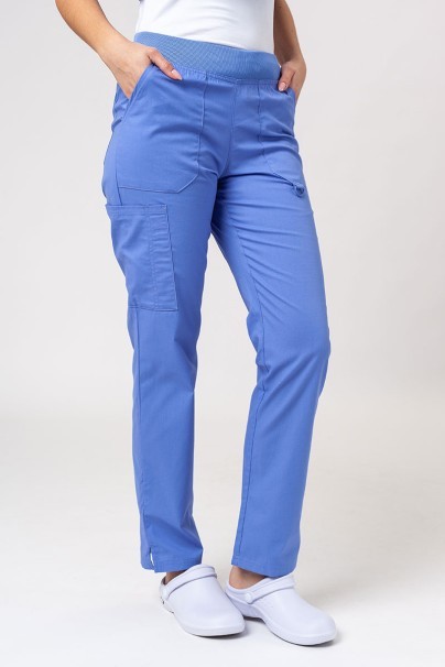 Lékařská dámská souprava Dickies EDS Signature Wrap (halena Mock, kalhoty Pull-on) klasicky modrá-8
