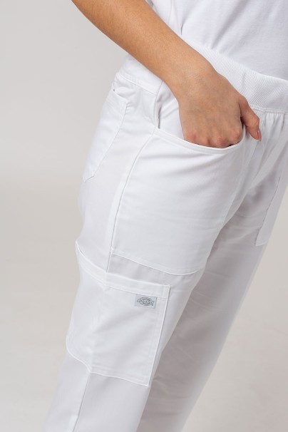 Lékařská dámská souprava Dickies Balance (bluza V-neck, spodnie Mid Rise) bílá-10