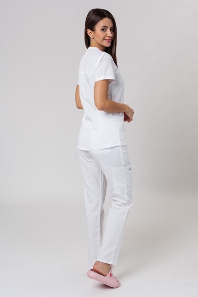 Lékařská dámská souprava Dickies Balance (bluza V-neck, spodnie Mid Rise) bílá-2