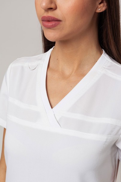 Lékařská dámská souprava Dickies Balance (bluza V-neck, spodnie Mid Rise) bílá-5