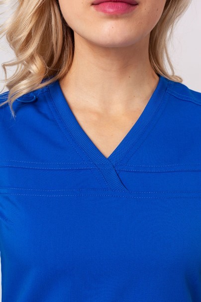 Lékařská dámská souprava Dickies Balance (bluza V-neck, spodnie Mid Rise) královksy modrá-4