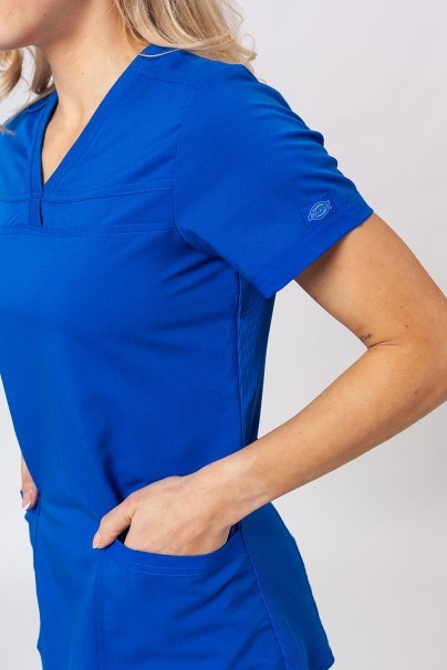 Lékařská dámská souprava Dickies Balance (bluza V-neck, spodnie Mid Rise) královksy modrá-5