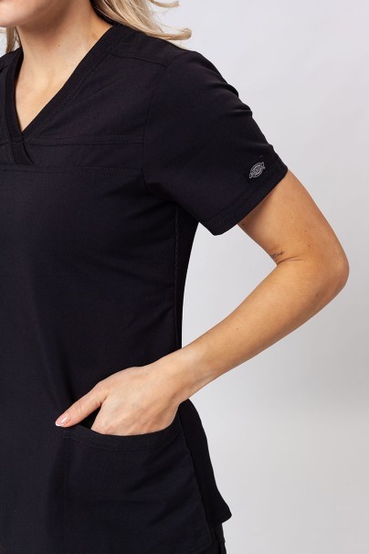 Lékařská dámská souprava Dickies Balance (bluza V-neck, spodnie Mid Rise) černá-4