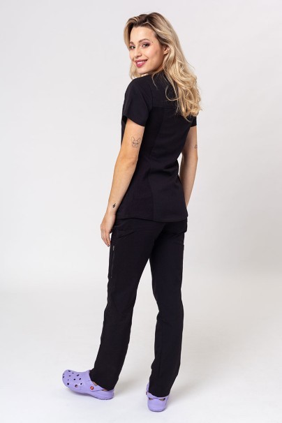 Lékařská dámská souprava Dickies Balance (bluza V-neck, spodnie Mid Rise) černá-2
