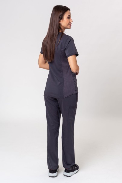 Lékařská dámská souprava Dickies Balance (bluza V-neck, spodnie Mid Rise) šedá-1