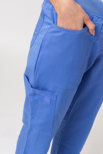 Lékařská dámská souprava Dickies Balance (bluza V-neck, spodnie Mid Rise) klasicky modrá-13