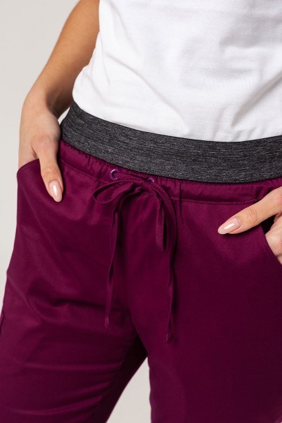 Dámské lékařské kalhoty Maevn Matrix semi-jogger třešňové-2