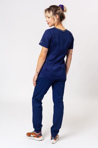 Dámské lékařské kalhoty Maevn Matrix Contrast semi-jogger námořnická modř-5