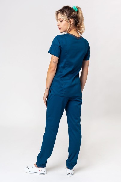 Dámské lékařské kalhoty Maevn Matrix semi-jogger karaibsky modré-6