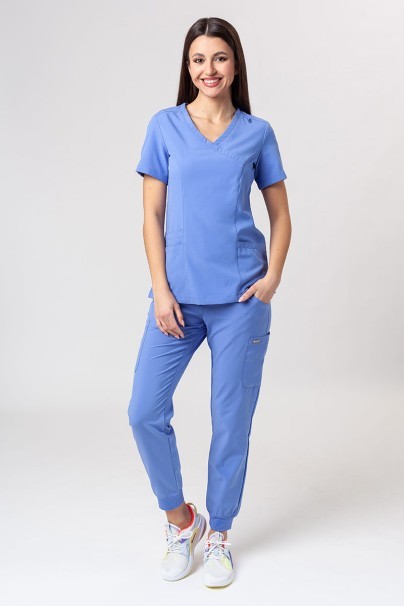 Lékařské dámské kalhoty Maevn Momentum jogger klasicky modré-6