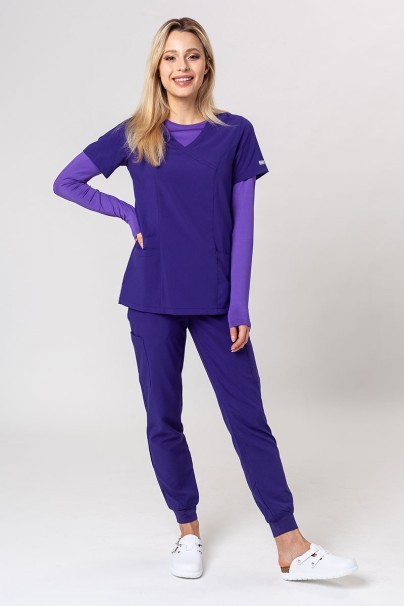 Dámské lékařské kalhoty Maevn Momentum jogger fialové-7